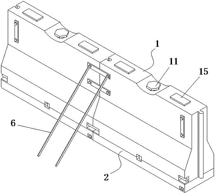 Fast flood-control water-stopping device and application method thereof