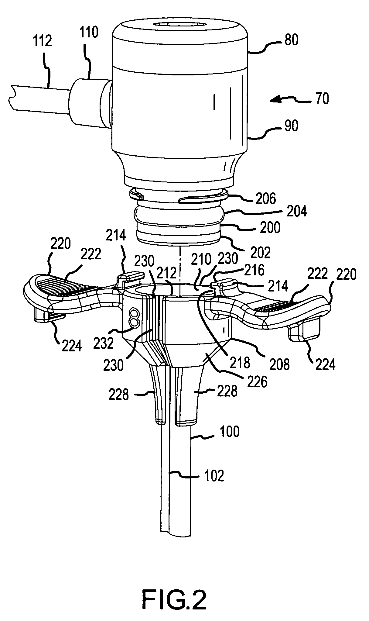 Detachable hemostasis valve and splittable sheath assembly