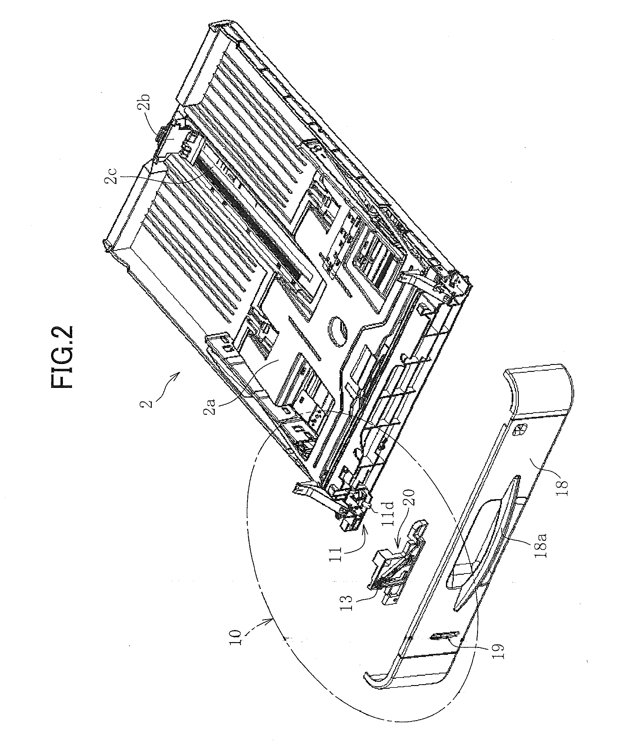 Sheet amount indicator and image forming apparatus