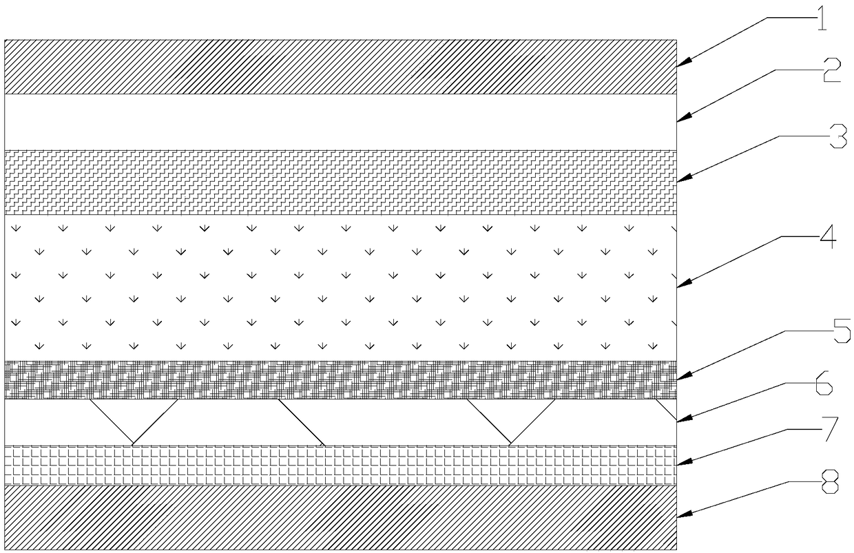 Double-sided power generation cadmium telluride thin film solar cell and preparation method thereof