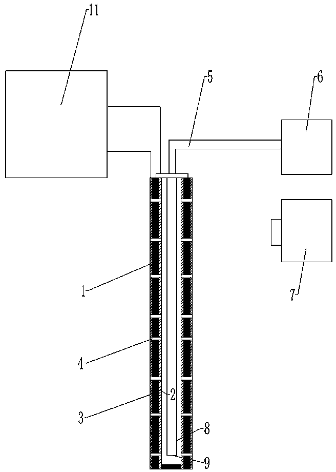 Weak electric electroosmotic drainage method for treating building water leakage device and method for controlling water leakage