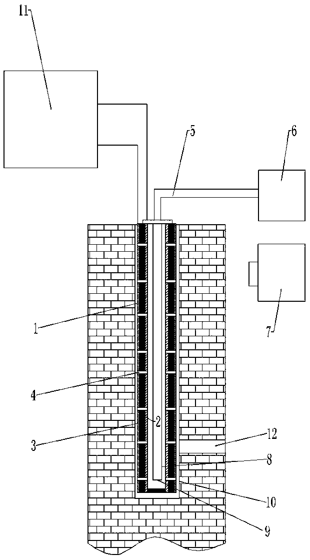 Weak electric electroosmotic drainage method for treating building water leakage device and method for controlling water leakage