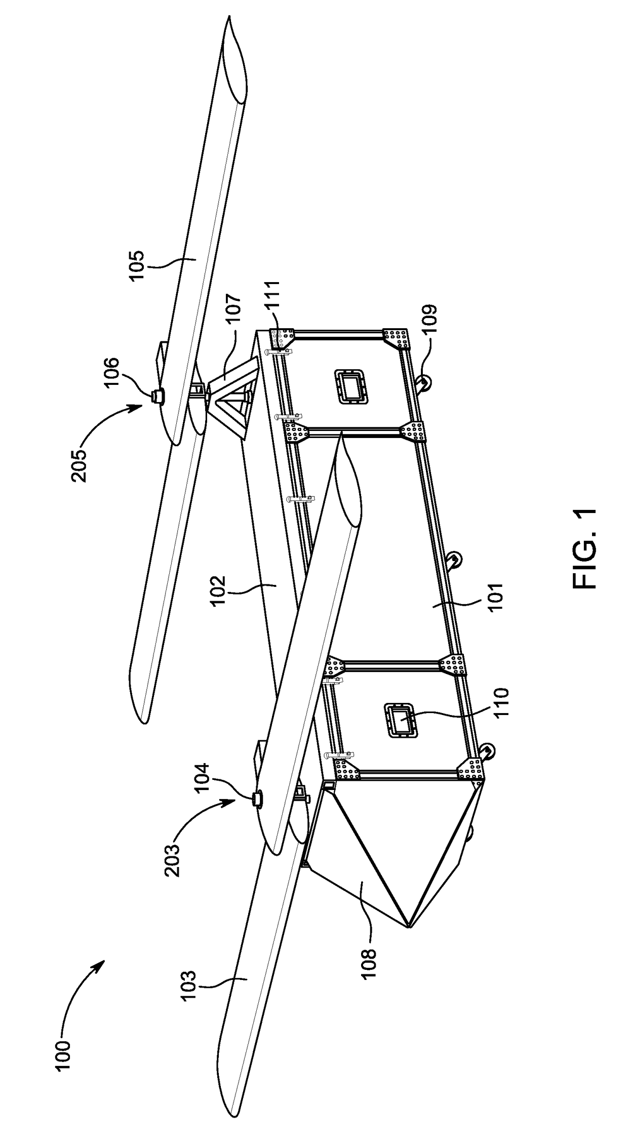 Unmanned supply delivery aircraft