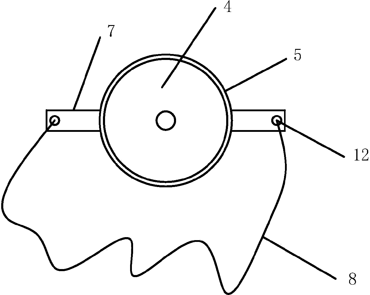 Gravity sham feeding device