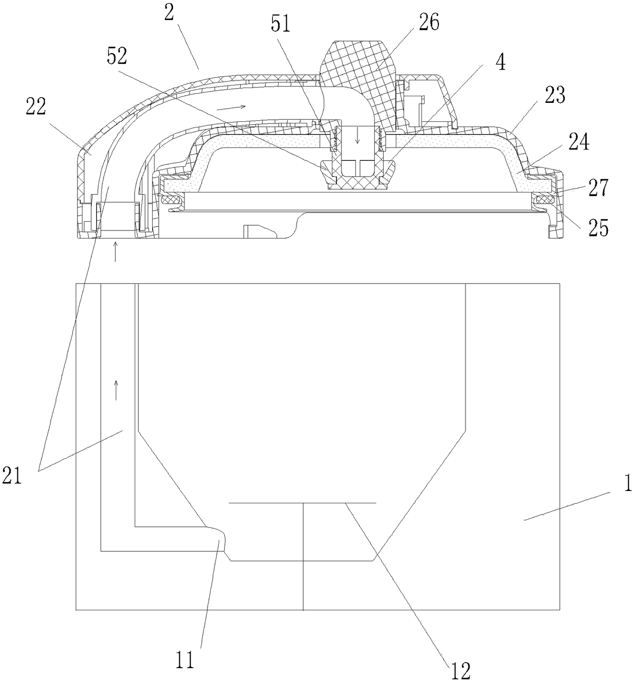 A spray cleaning food processing machine