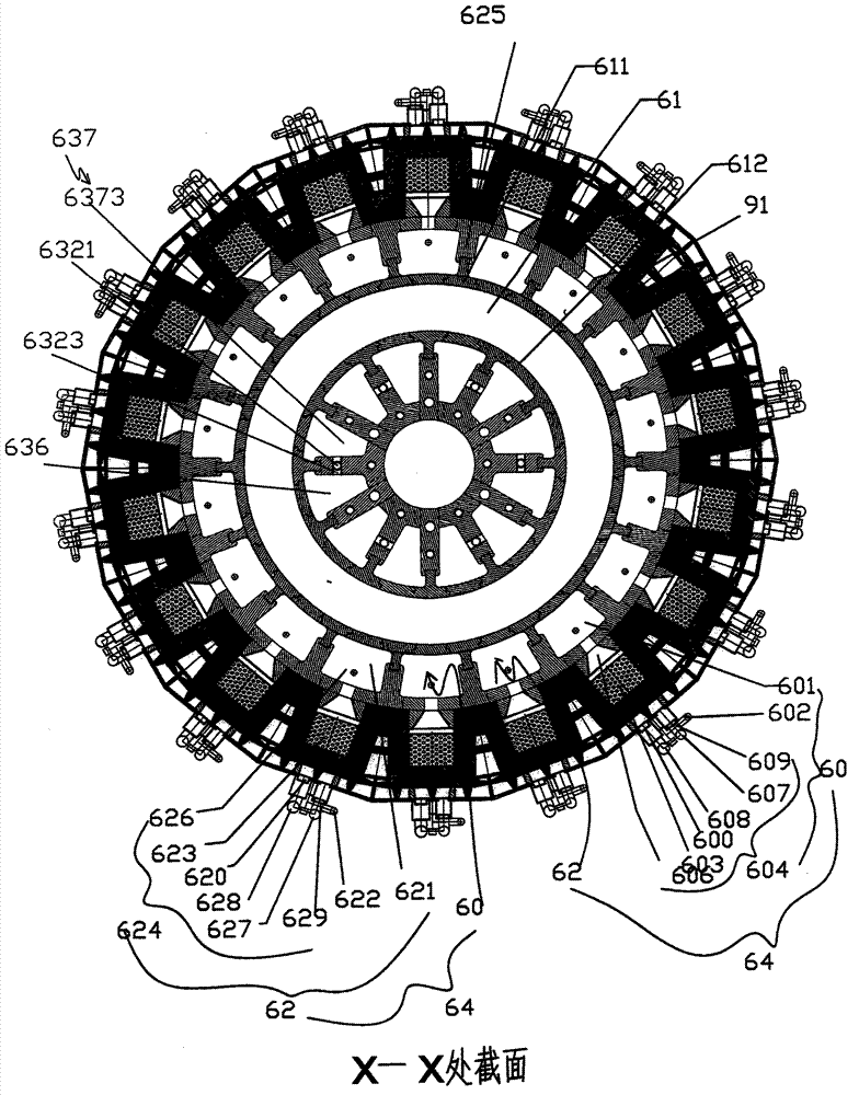 Internal combustion heating device of coal pyrolyzing furnace