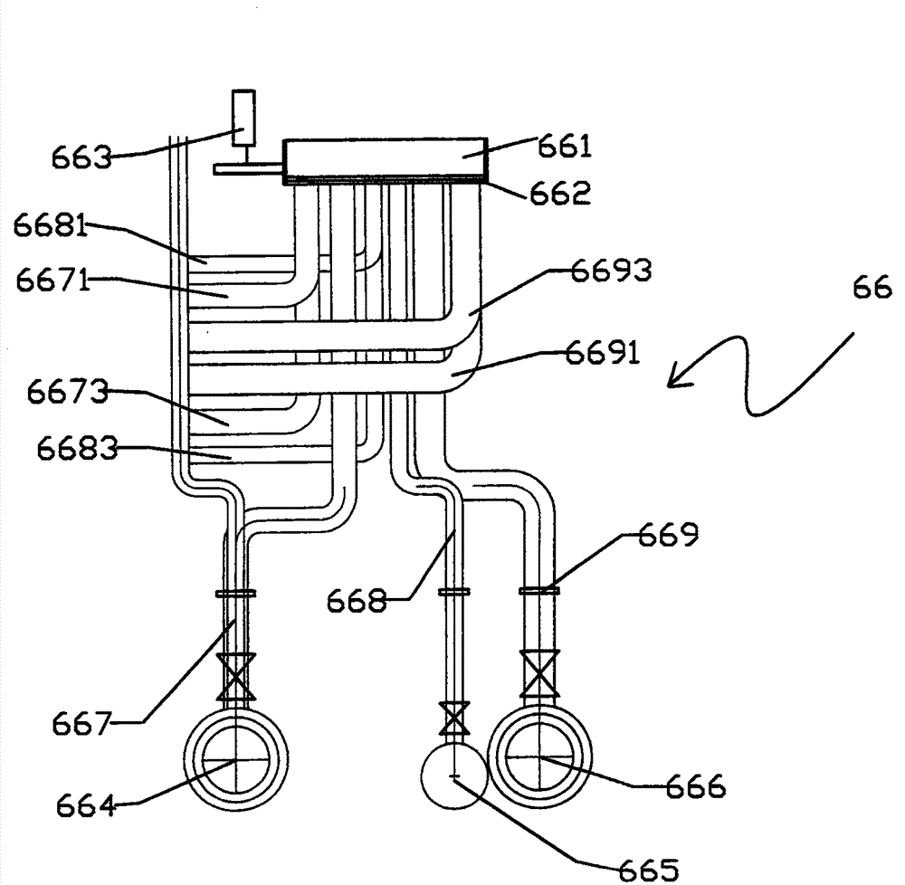 Internal combustion heating device of coal pyrolyzing furnace