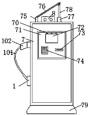 Environment-friendly clean energy charging pile