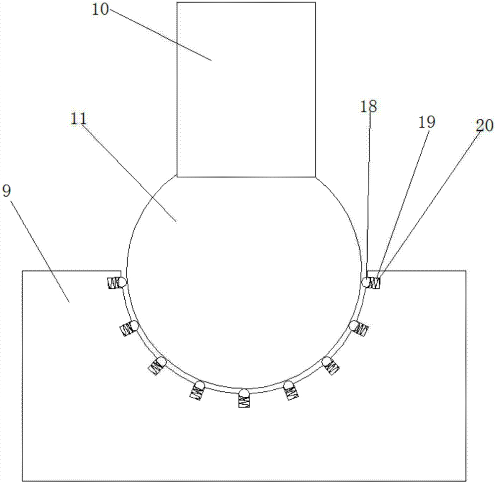 Shock-isolating device for foundation of high-rise building