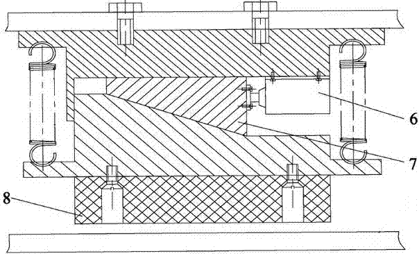 Retractable arm slide block assembly and retractable arm