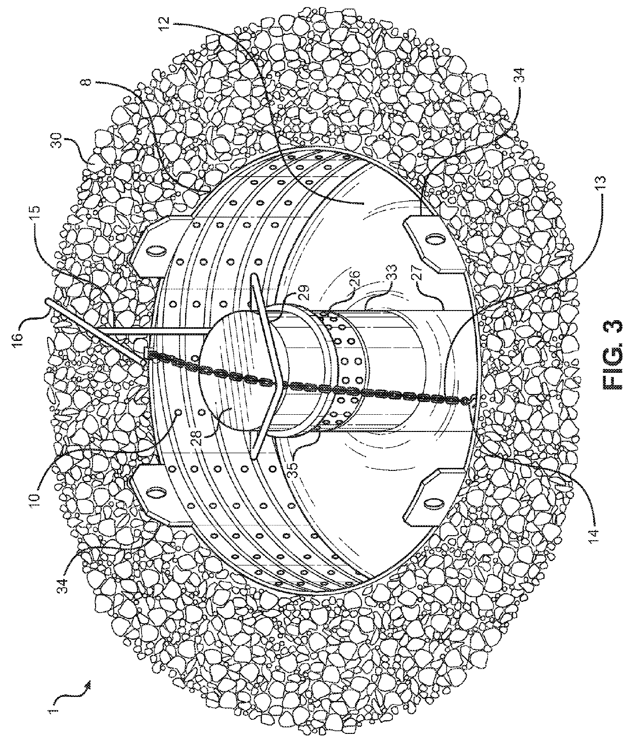 Removable dewatering device