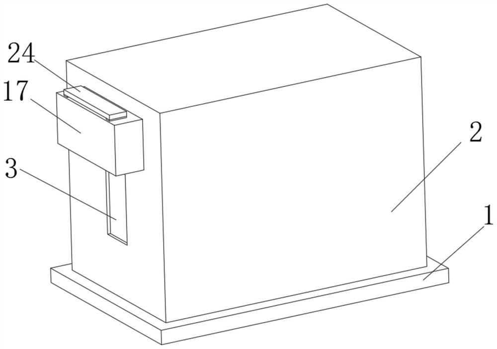 A paint spray booth for panel furniture processing