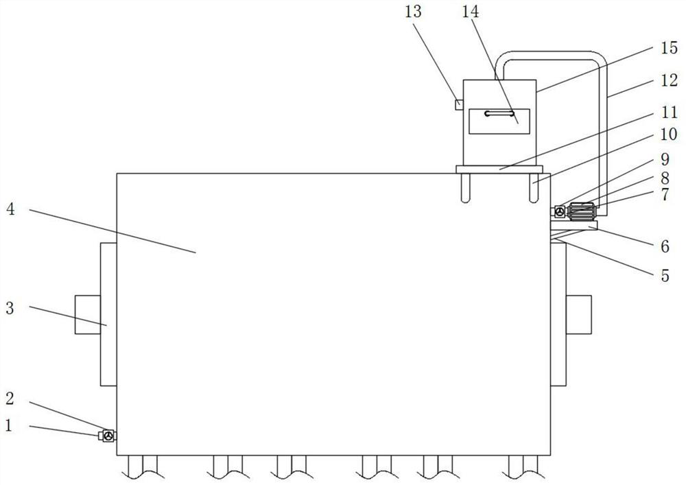 Waste heat recovery device of industrial kiln