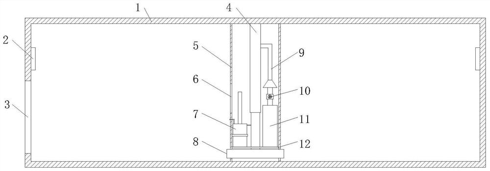 Intelligent control temperature and humidity balanced distribution equipment for fruiting workshop and use method of intelligent control temperature and humidity balanced distribution equipment