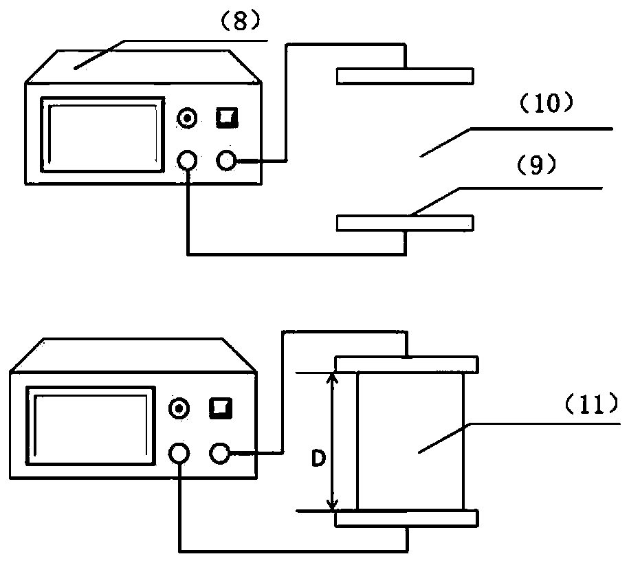 High polymer bonding explosive density distribution detection method based on capacitive tomography