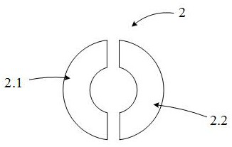 Anti-bending bolt connecting device for wind generating set and mounting method