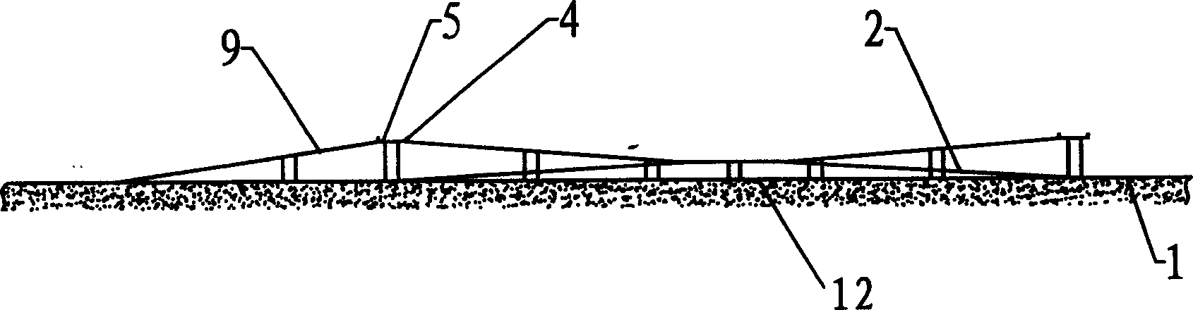 Overhead full intercommunicated fly-over bridge in single layer