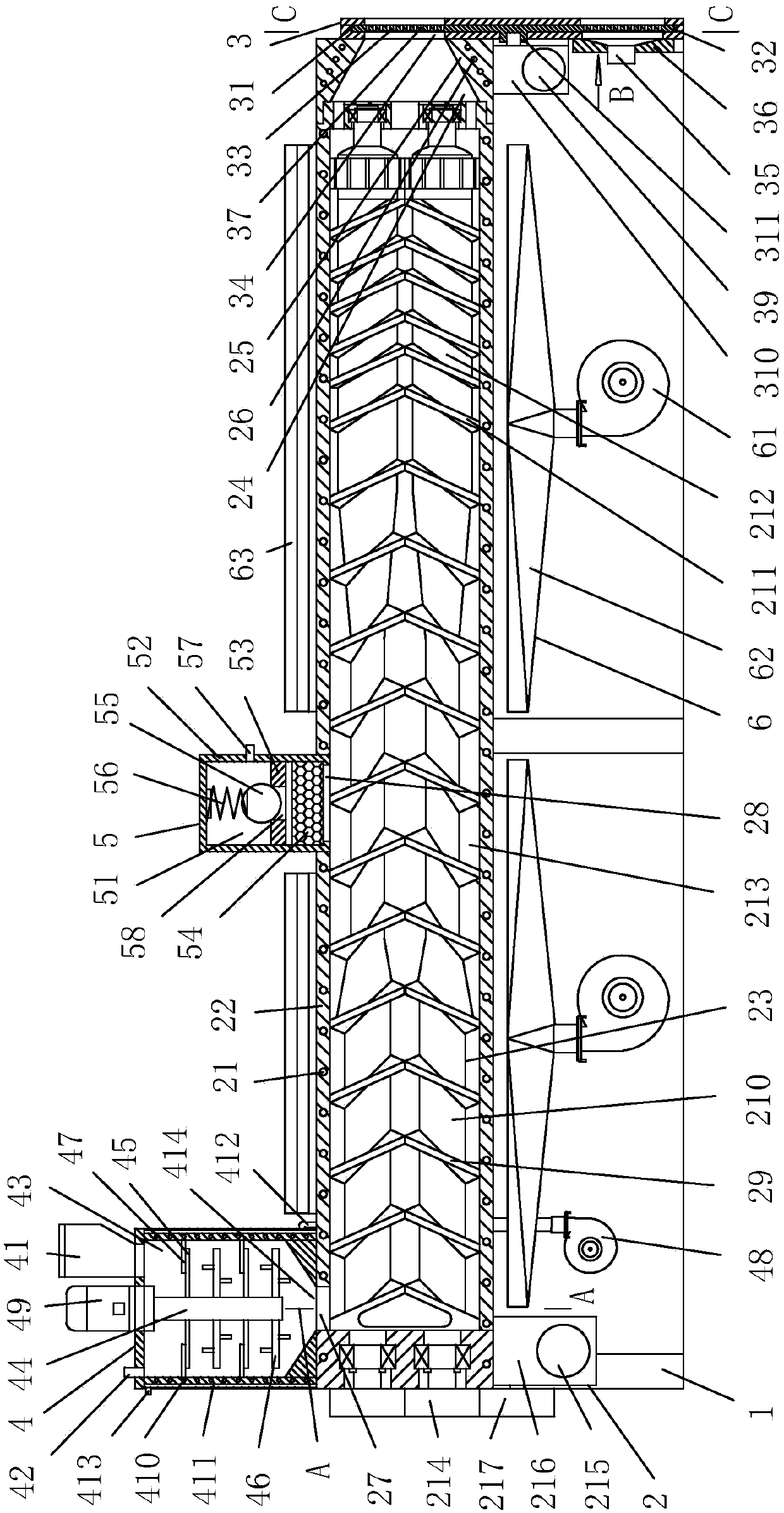 Rubber and plastic plasticizing and toughening machine