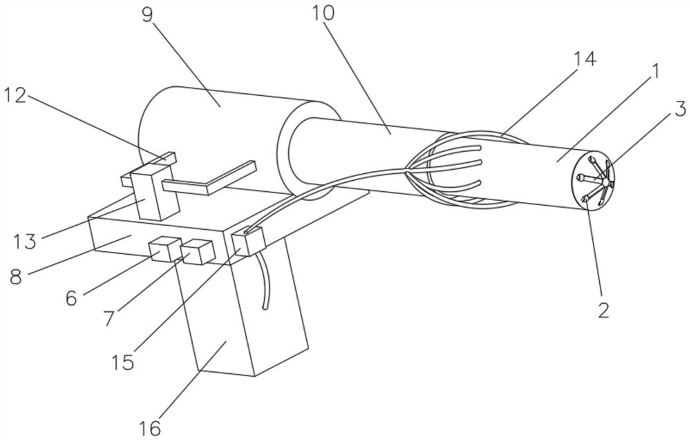 A kind of rubber tapping machine control device