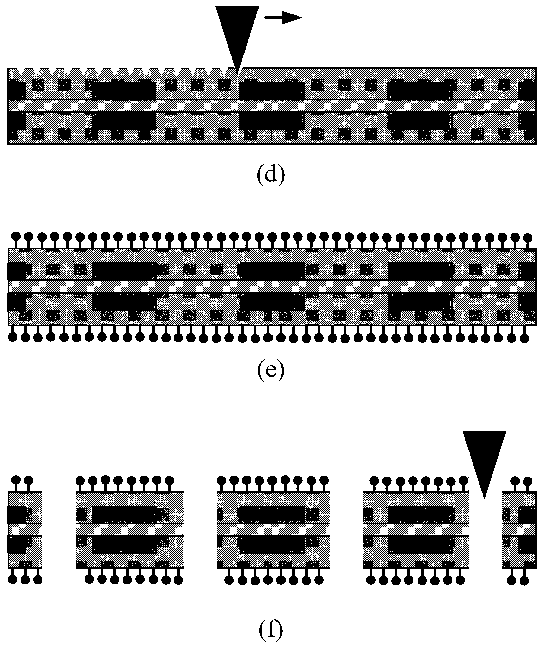 Temperature control film with underwater gas intercepting or collecting function and preparation method