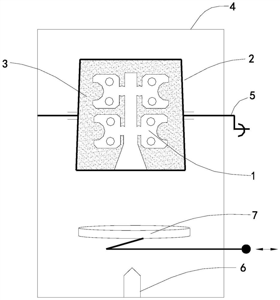 Investment casting quick forming method for polystyrene coated sand mold shell