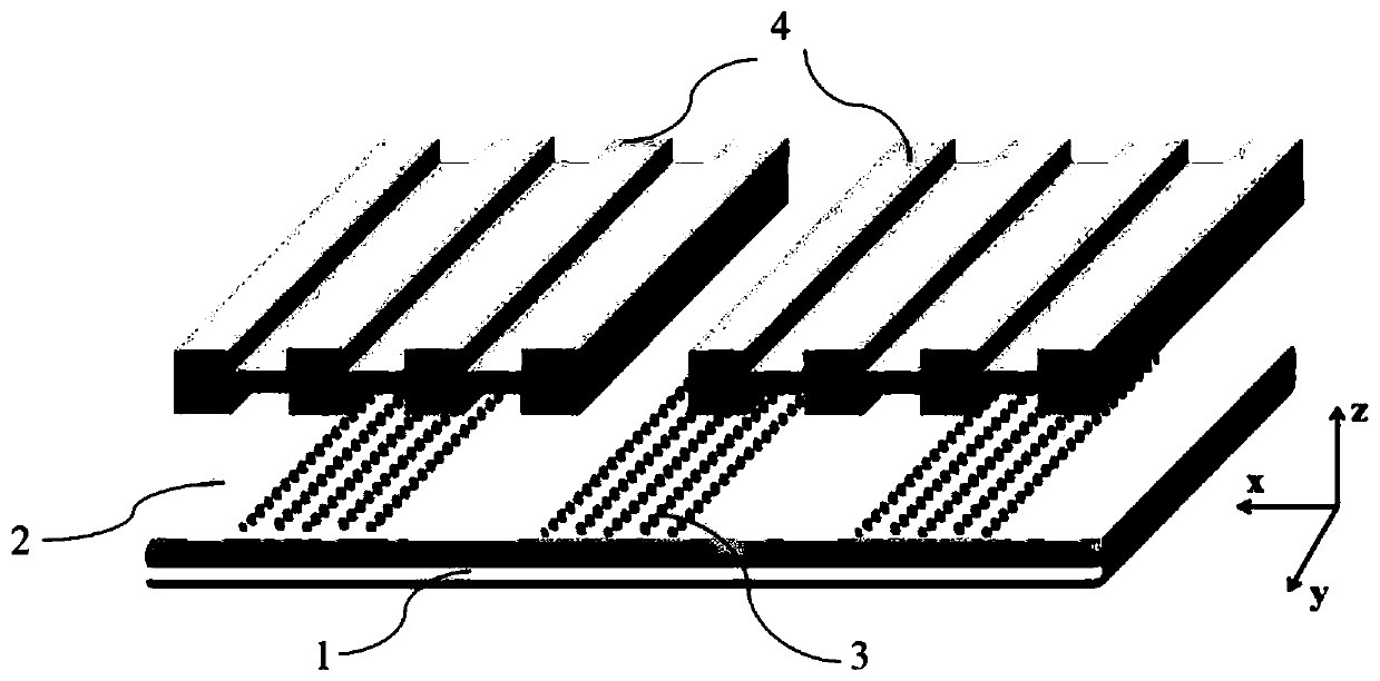 Super-absorption structure based on black phosphorus nano-strip arrays and metal grating slit