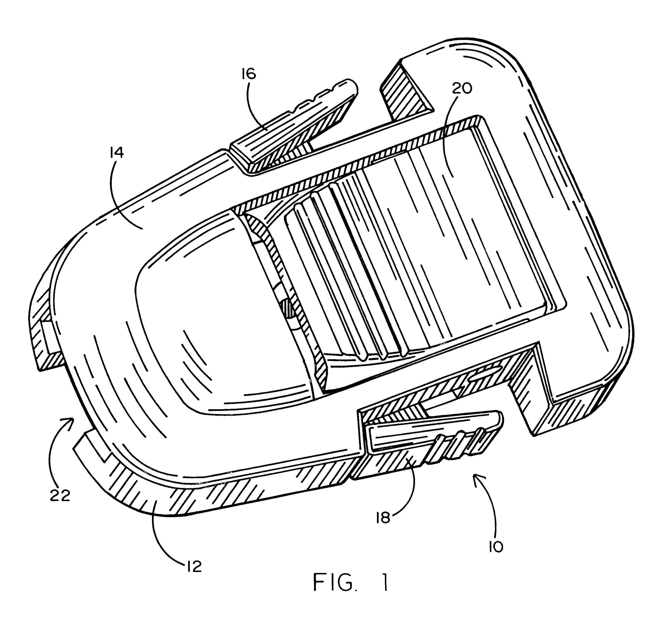 Strap connecting buckle