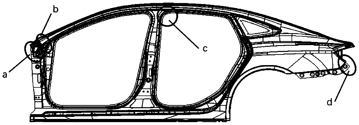 Optimization and control method of stamping process for high-strength integral side wall of passenger car