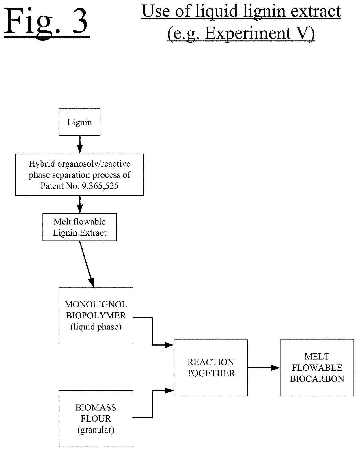 Melt flowable biocarbon and method of making same