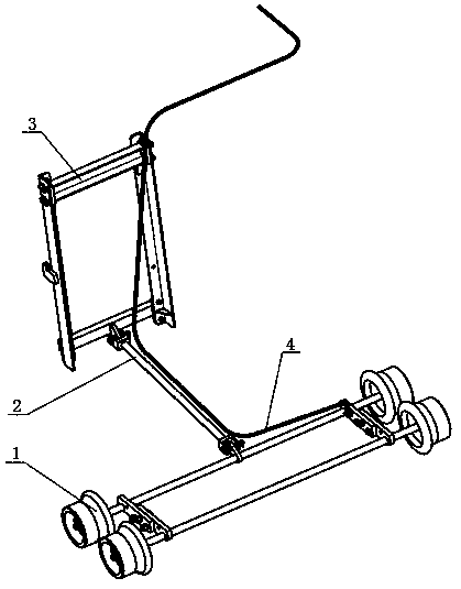 Movable grounding device for railway wagon