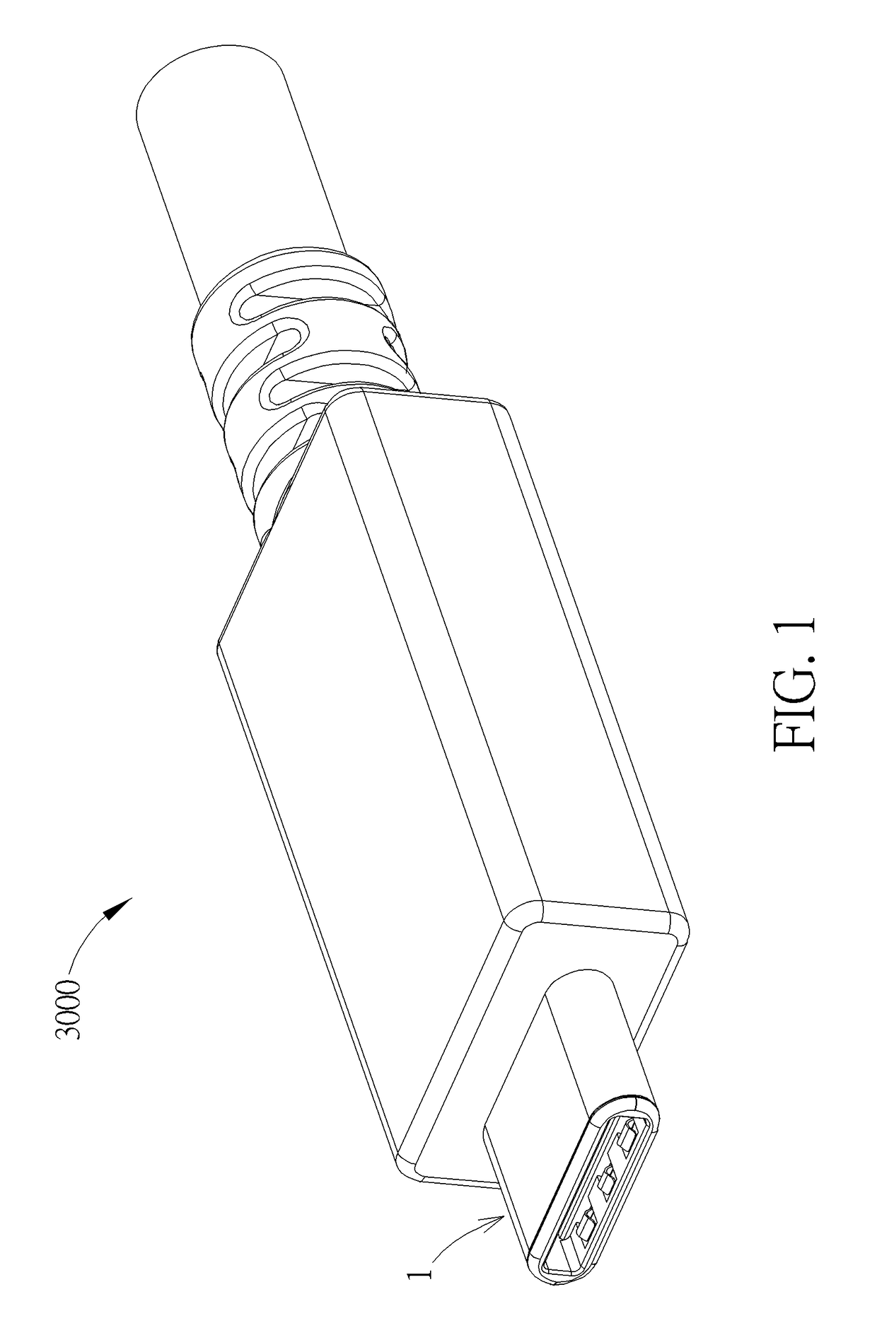 Electrical plug connector with shielding and grounding features