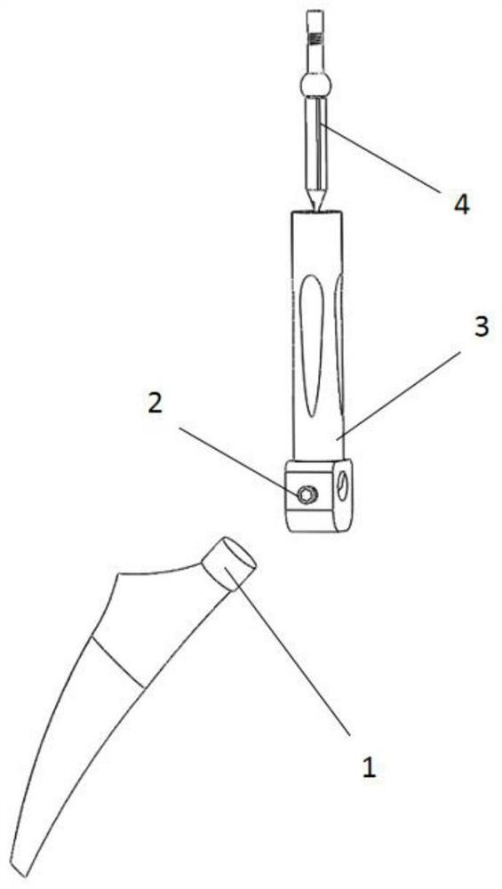 Prosthesis extractor for hip joint replacement