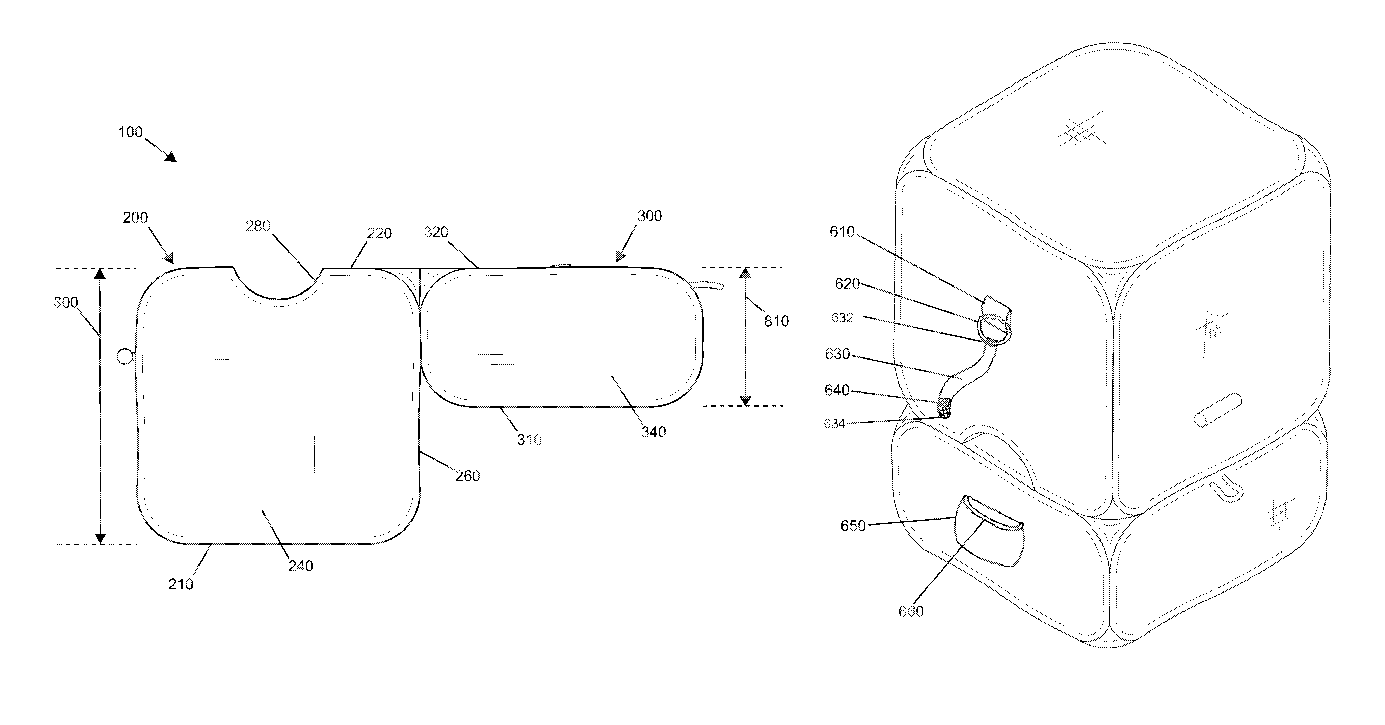 Bi-elevation pillow system