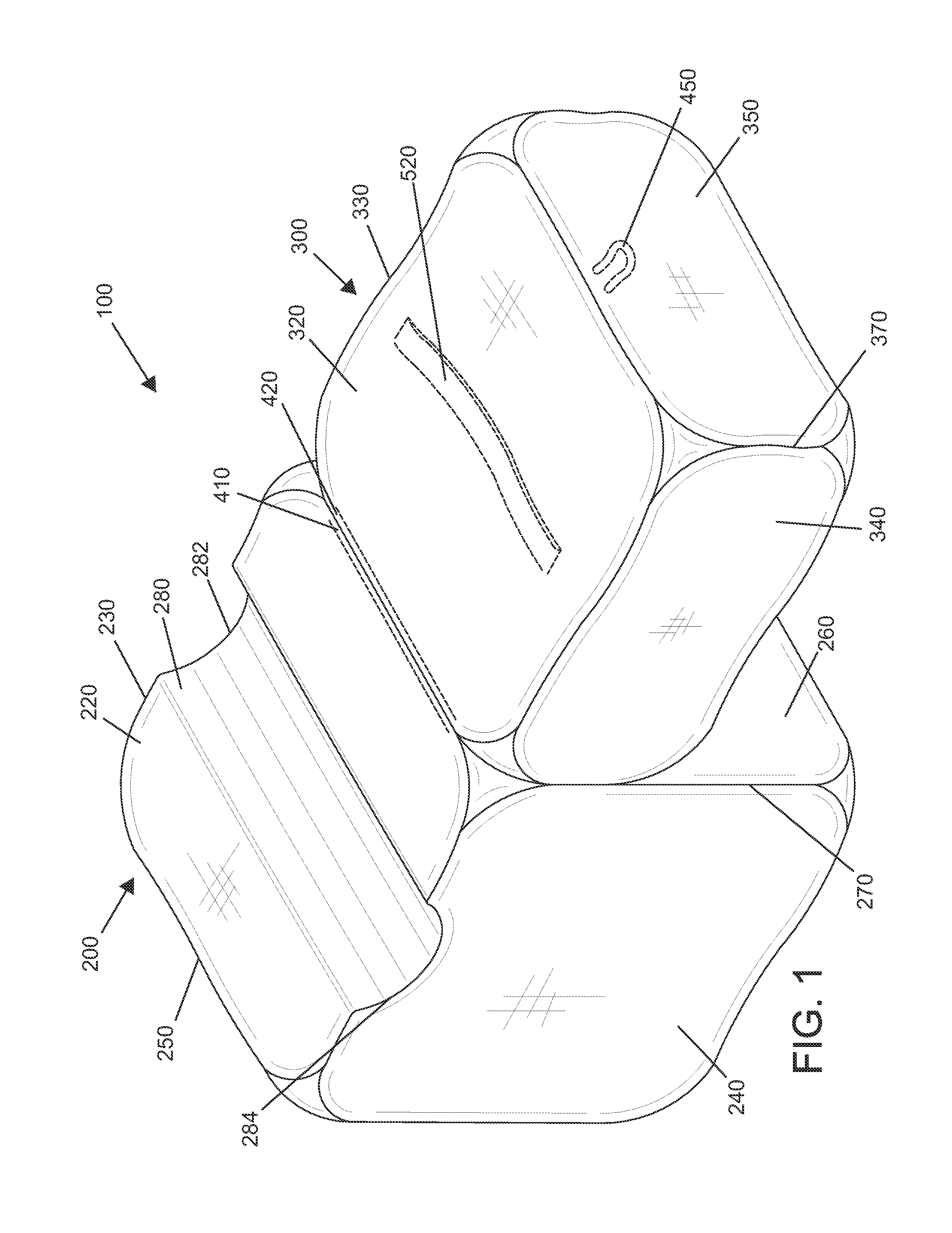 Bi-elevation pillow system