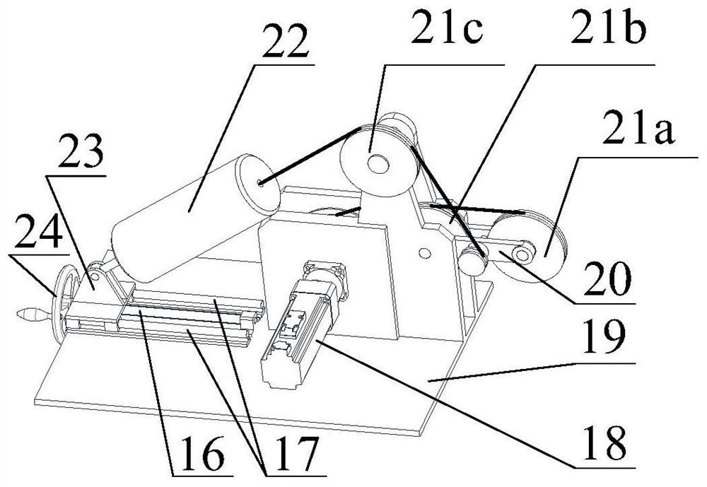 An attitude-adjustable cable-driven space suspension assembly state simulation device