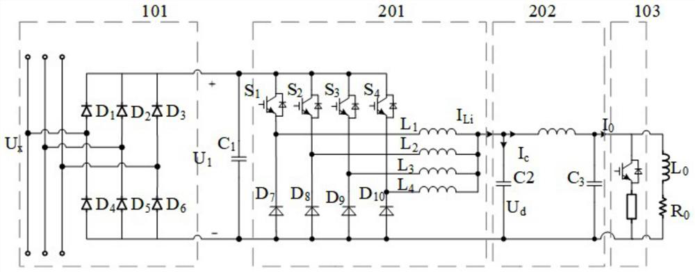 Excitation power supply device of superconducting synchronous phase modifier