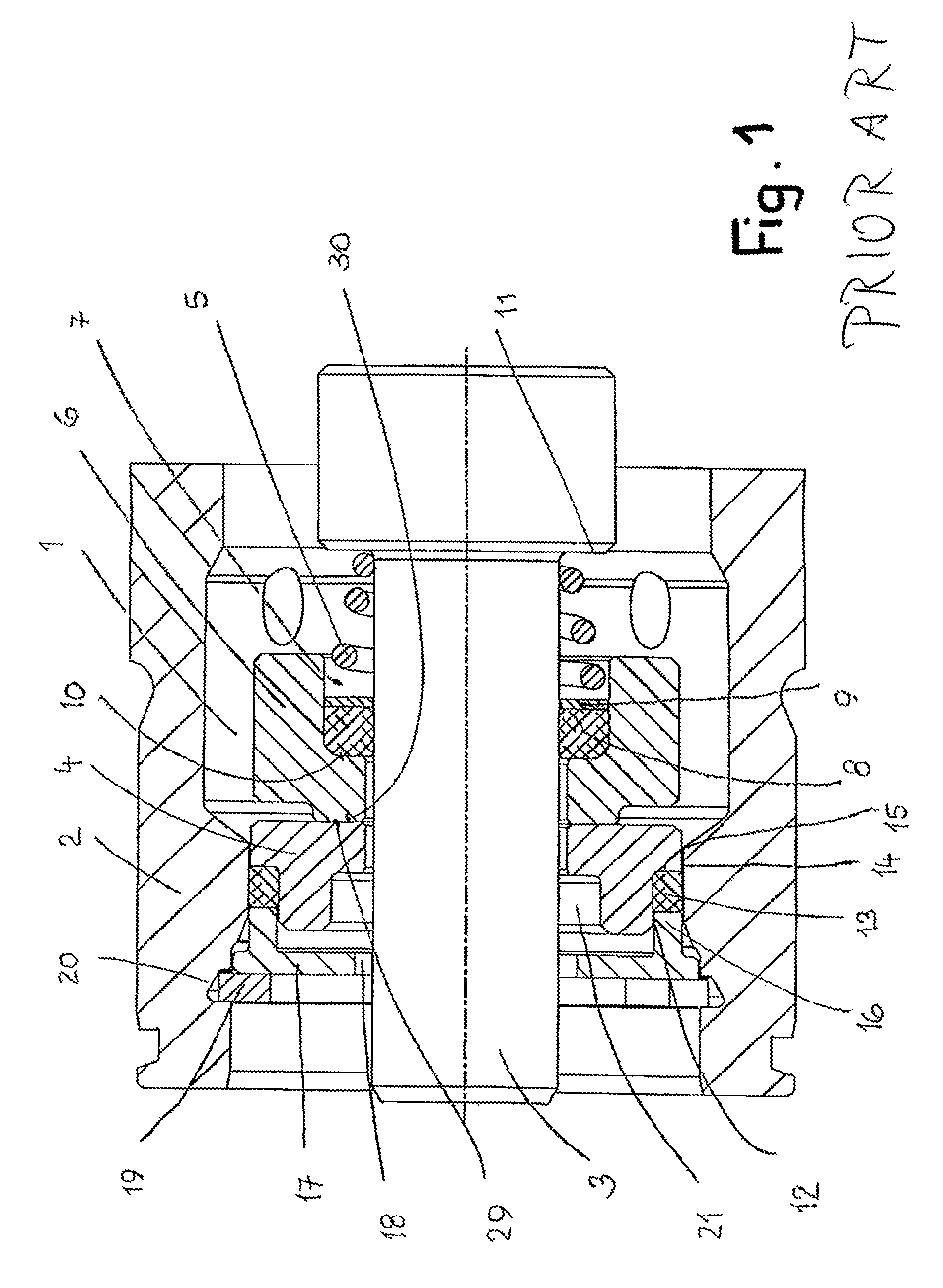 Seal arrangement, especially for high pressure applications, preferably for use in CO.sub.2 compressors