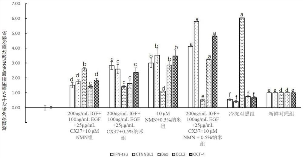 Efficient vitrification freezing method for bovine in-vitro embryo production