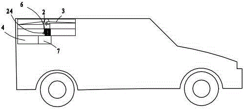 Use method for retractable automotive wind-driven generator