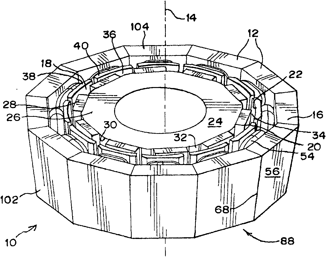 Manufacture of electric motor component