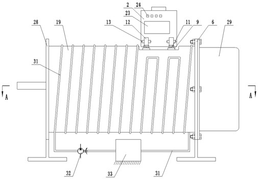 Variable-frequency integrated three-phase asynchronous motor