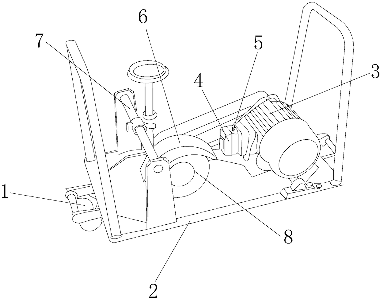 End grinding device for internal combustion engine air inlet and exhaust valve