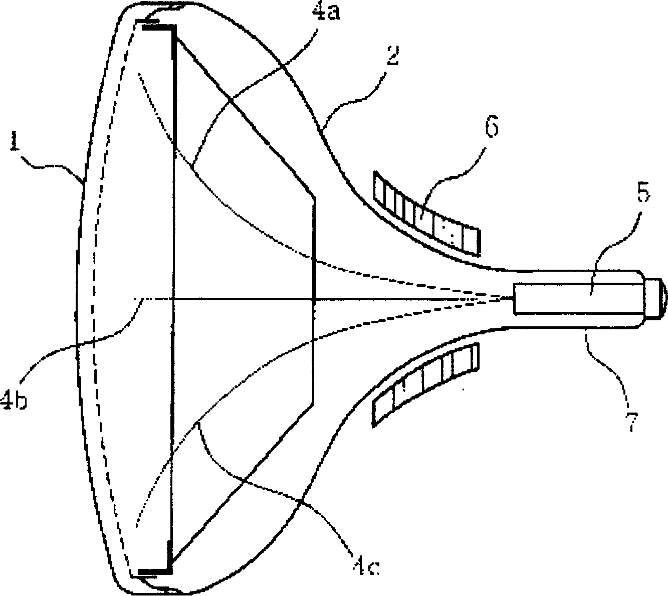 Deflection coil for deflector