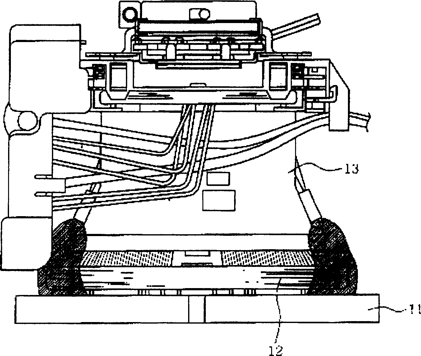 Deflection coil for deflector