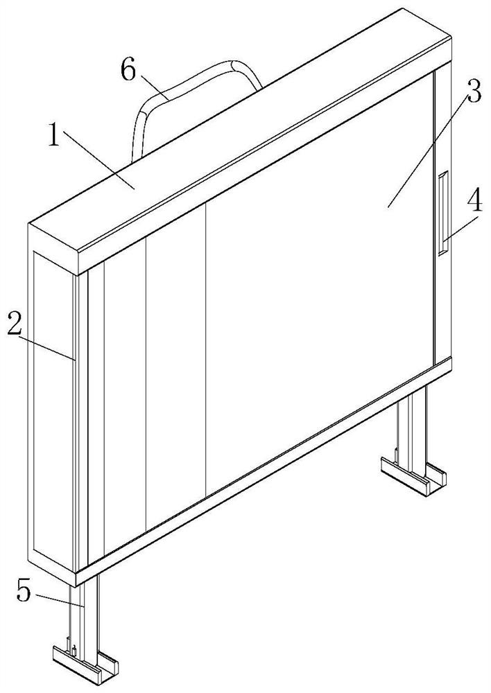 Advanced mathematics teaching mold device convenient to carry