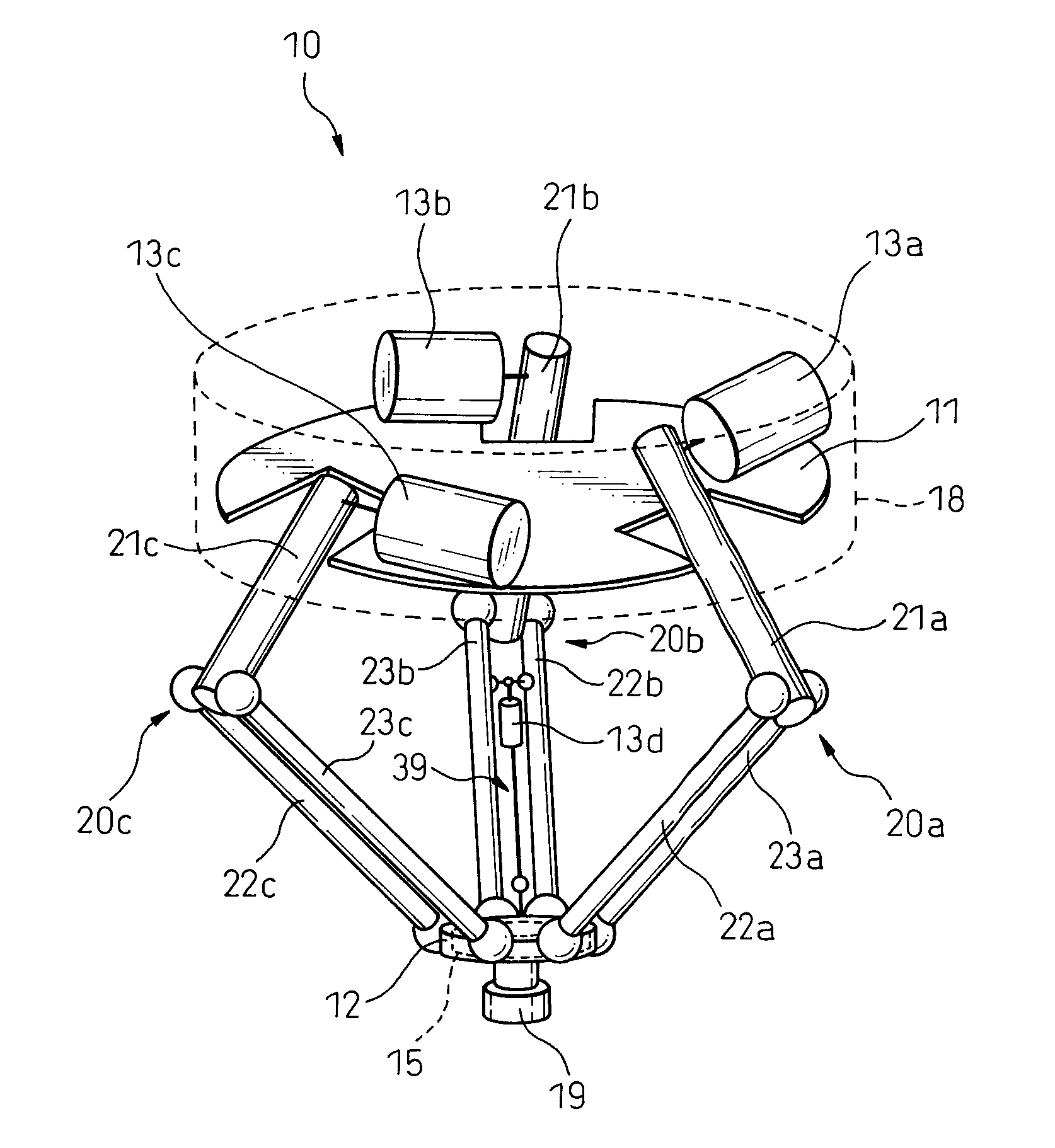 Parallel link robot