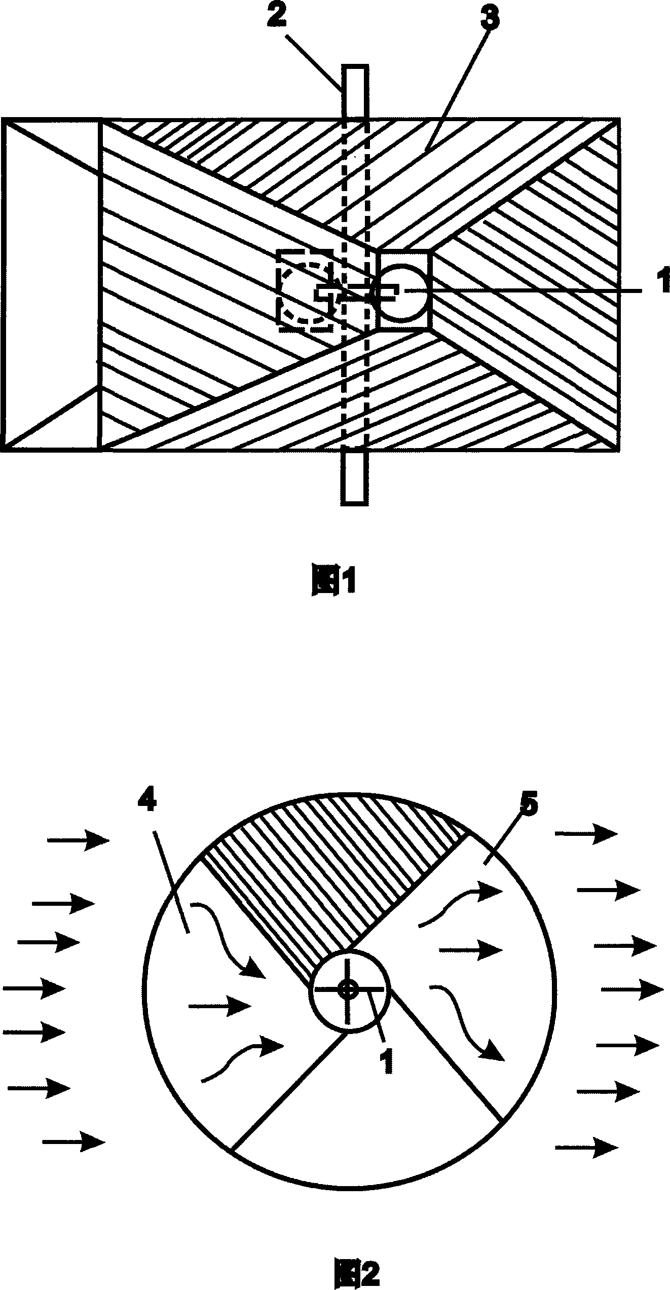 Installation of omnibearing wind collecting cap