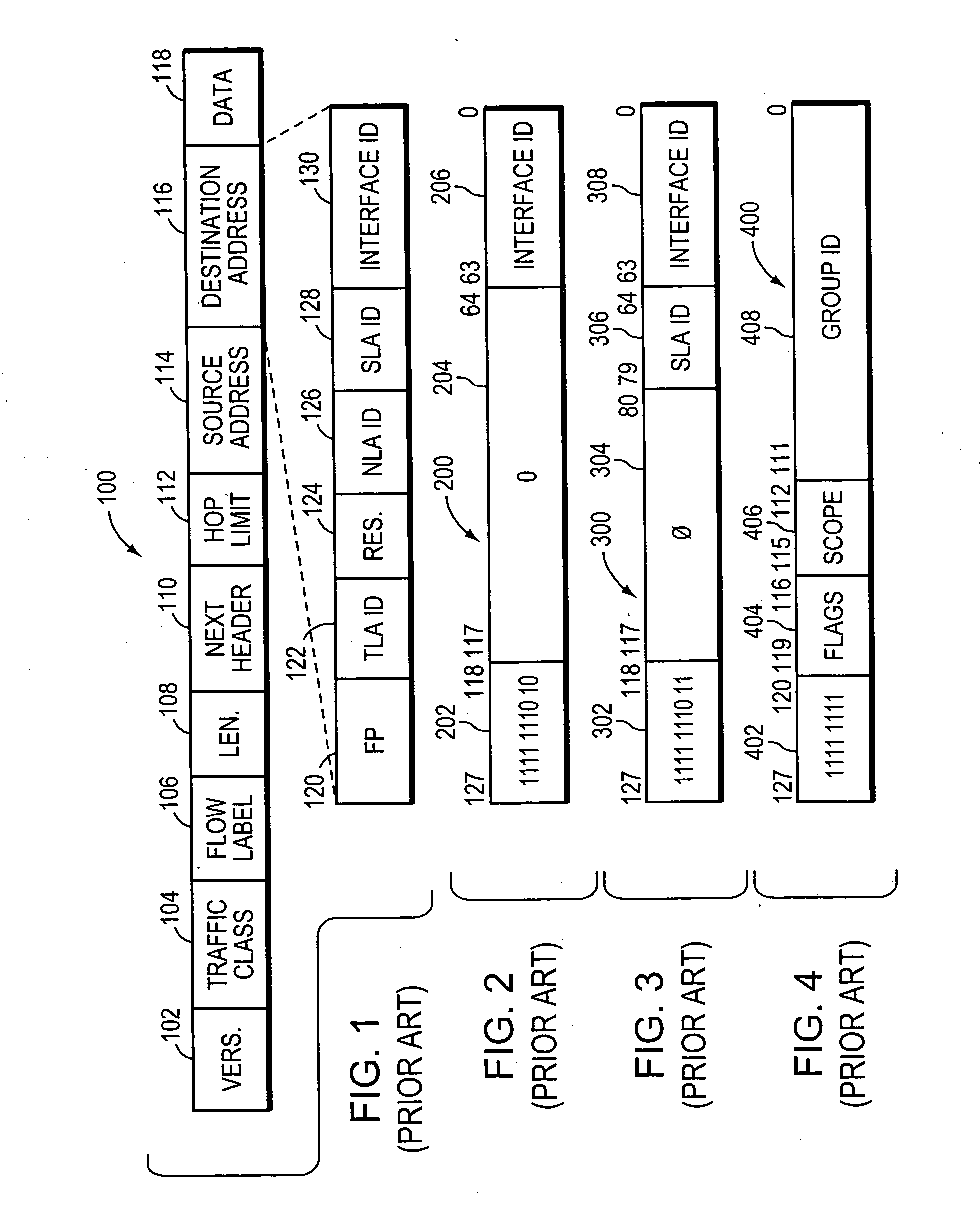 System and method for deriving IPv6 scope identifiers and for mapping the identifiers into IPv6 addresses