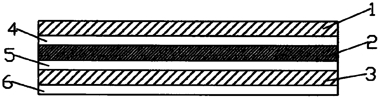 Method for producing laminated shell fabric of full window blind