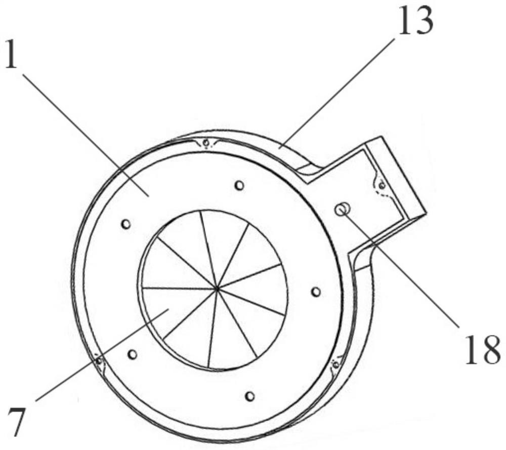 Iris diaphragm type reducing valve